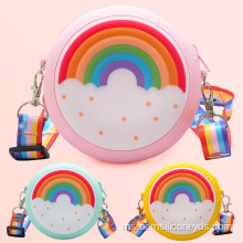 Artoon silikon syiling dompet dompet duit headset beg